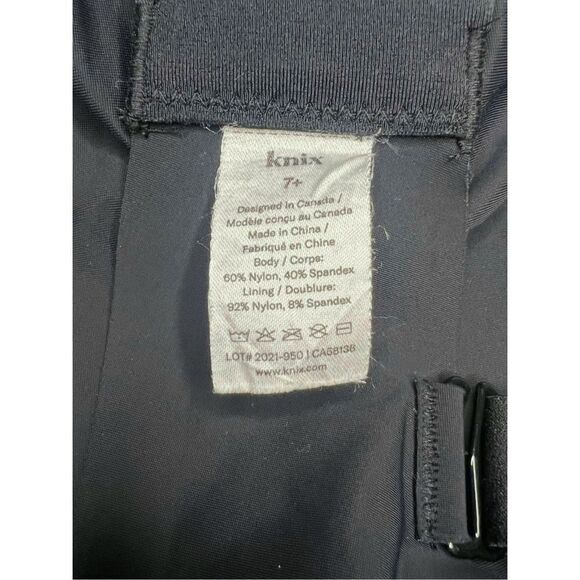 Knix Size 7 Evolution Padded V-Neck Wireless Bra Black Comfort - Picture 6 of 7